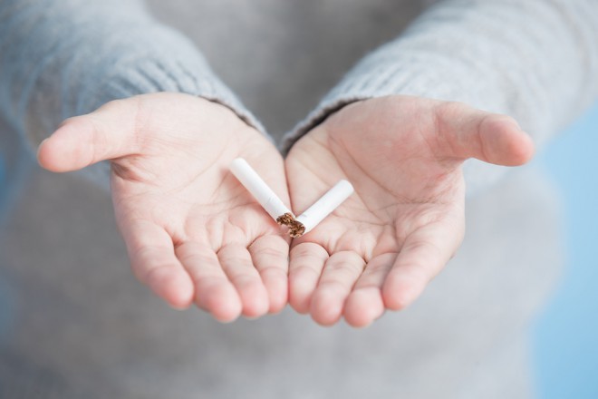 Dvě hodiny po ukončení kouření se nikotin začne z těla vylučovat. Foto: Shutterstock