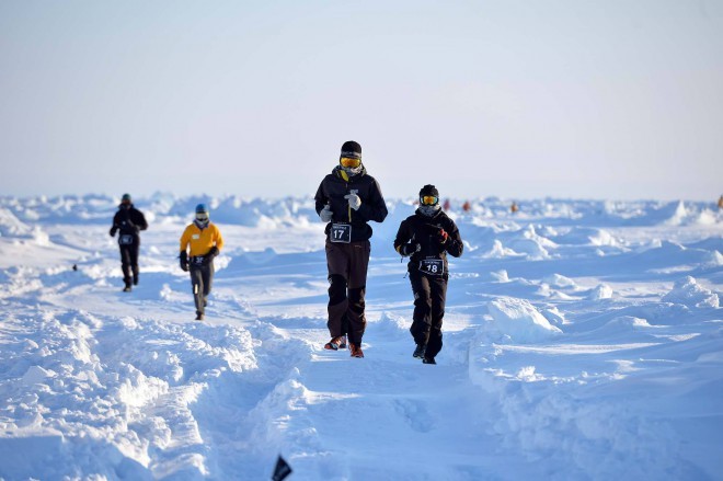 Du kan løpe et maraton på Nordpolen