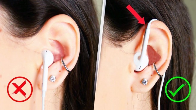 你知道如何正确佩戴耳机吗？