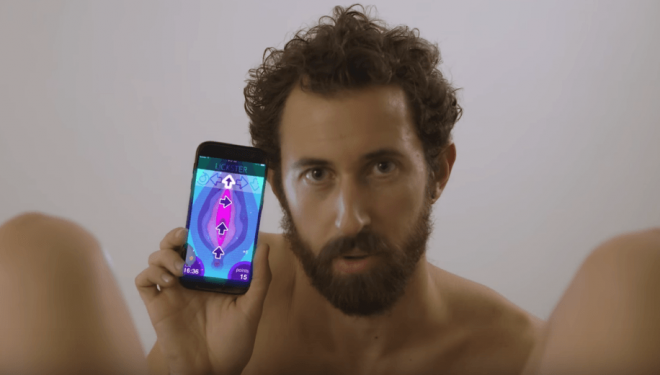 Aplikacja mobilna do nauki seksu oralnego.