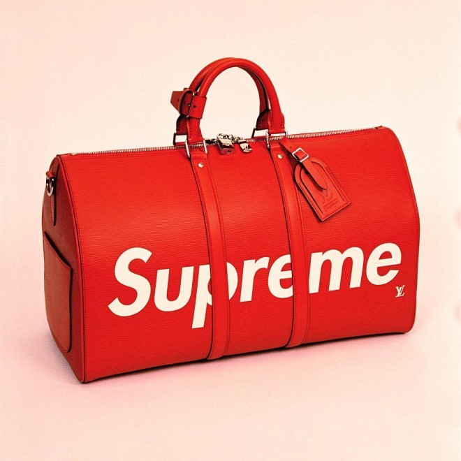 Supreme x Louis Vuitton fashion collaboration 