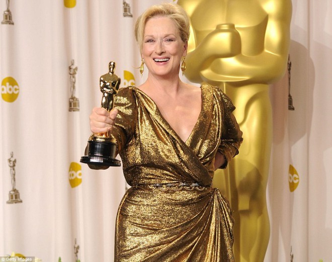 Meryl Streep je letos prejela že 20. nominacijo, do sedaj pa je osvojila dva oskarja.