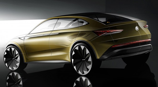 Škoda Mission E bo kot serijski model na ceste zapeljala leta 2020.