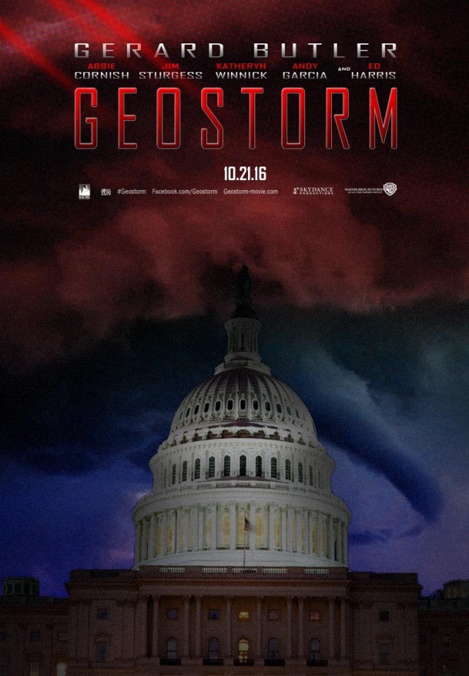 Geostorm (2017) -elokuvan juliste.