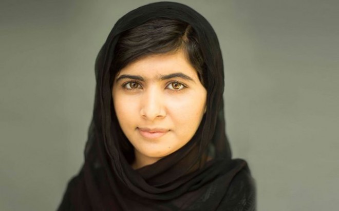 #2 Malala Yousafzai - pakistanska aktivistka za izobraževanje žensk, ki je preživela napad talibanov s strelom v glavo. Je najmlajša Nobelova nagrajeneka.