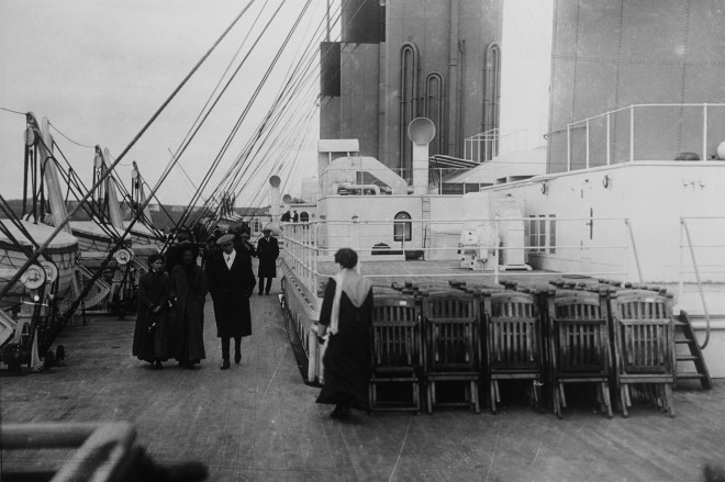 Passagiers op de Titanic