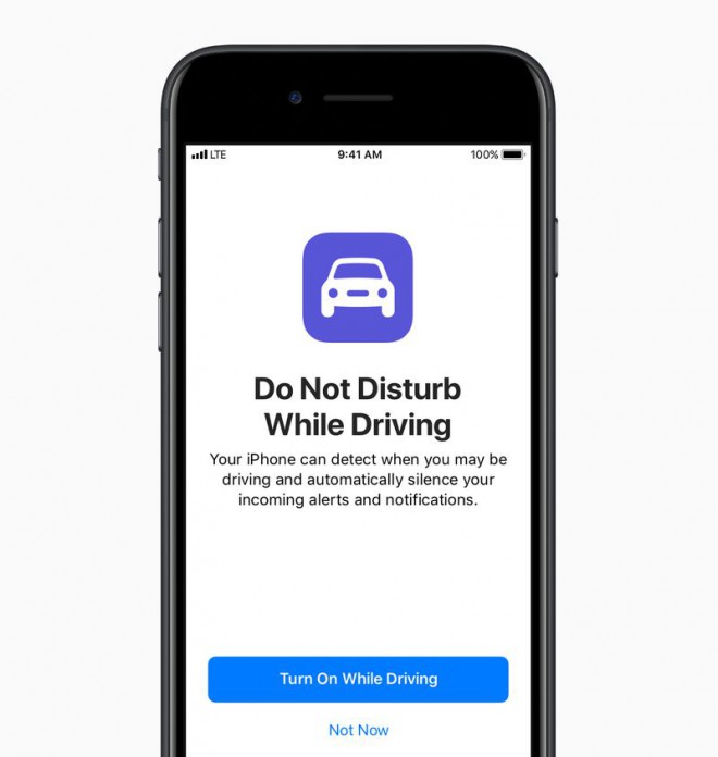 iOS 11 predstavlja funkcijo, kjer nas telefon med vožnjo ne bo več motil. 