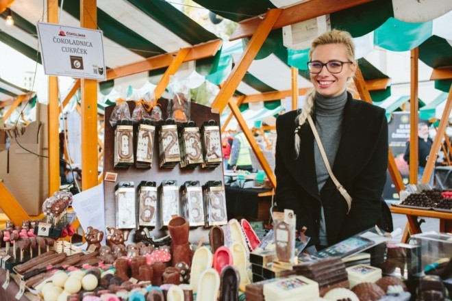 Die Čokoljana-Messe wird jedes Jahr von Tausenden von Liebhabern von Schokolade und süßen Leckereien aus ganz Slowenien besucht.