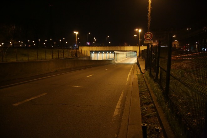 Tunel, kjer se je zgodila tragična nesreča. 