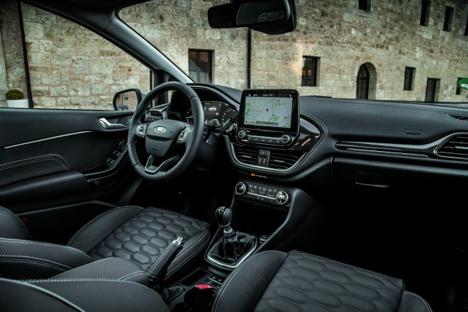 Ford hevder at Fiesta er den mest teknologisk avanserte bilen i sitt segment. Foto: Ford