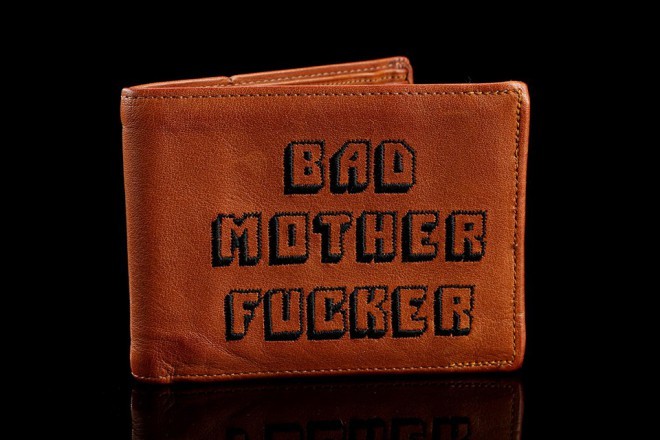 "Bad mother fucker" portemonnee van "Pulp Fiction"