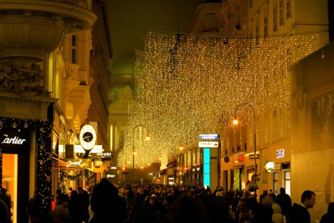 Lighting the lights in Vienna