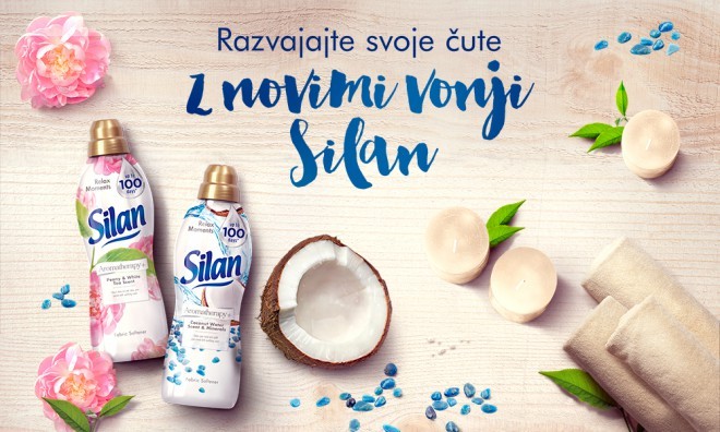 Silan Aromatherapy + scent and minerals of coconut water and Silan Aromatherapy + scent of peony and white tea