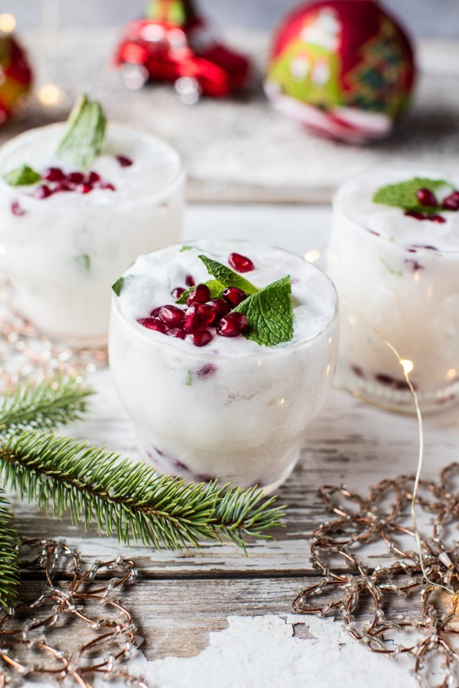 Mojito White Christmas (Photo via: Half Baked Harvest)