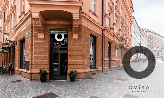 Omika boutique på Breg 2 i Ljubljana