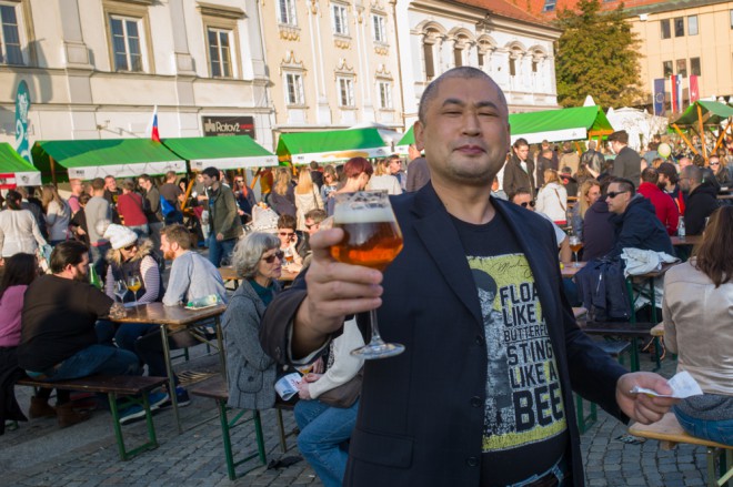 Beim Marko Beer Fest Ljubljana können Sie eine Vielzahl von Bieren probieren. 