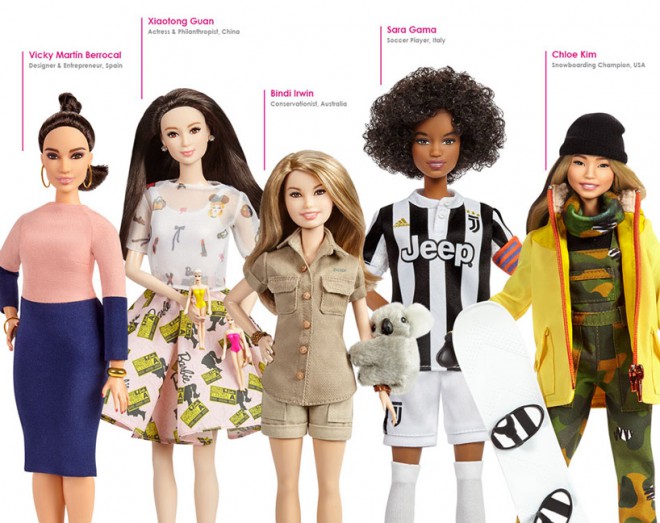 Nové Barbie jsou ženy, které vás mají nebo budou inspirovat. 