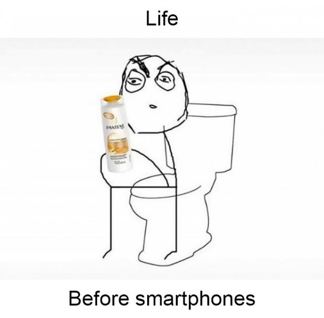 Leben vor Smartphones.
