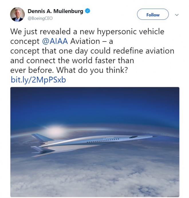 Questo è il futuro del volo. 
