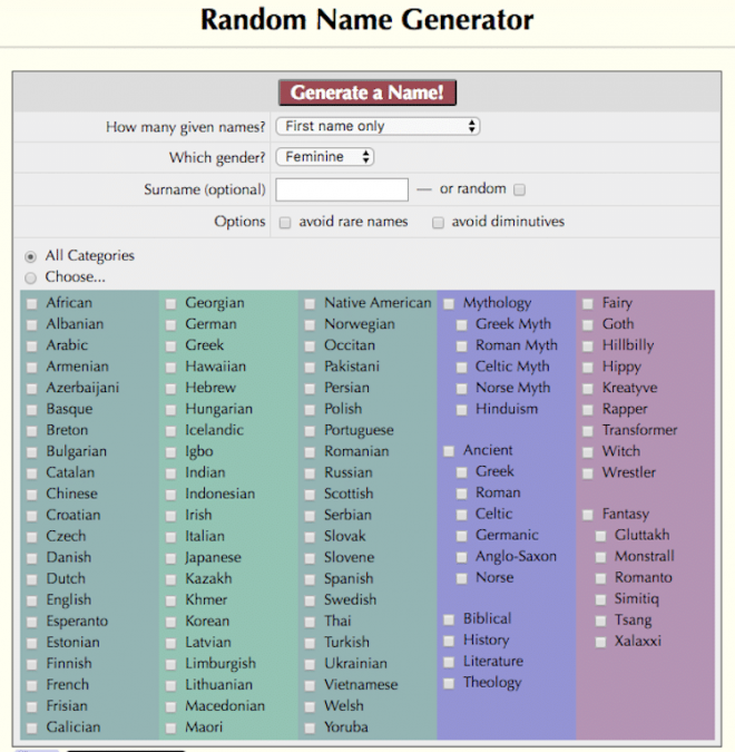 Random Name Generator.