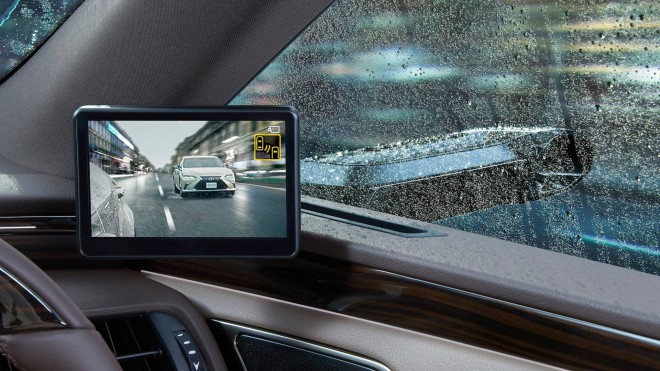 Digitale Lexus-Außenspiegel