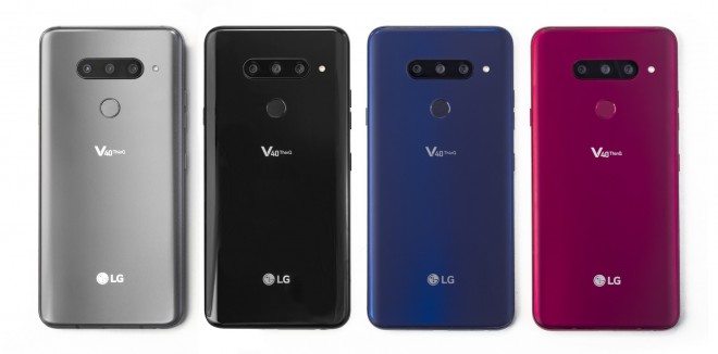 LG V40 ThinQ ima kar pet kamer. 