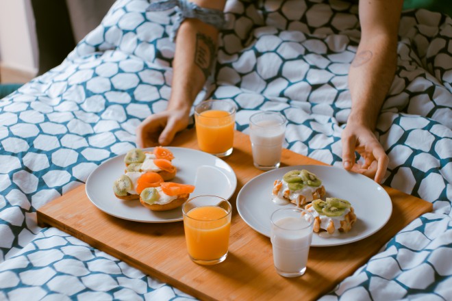 Was gibt es Schöneres als Frühstück im Bett