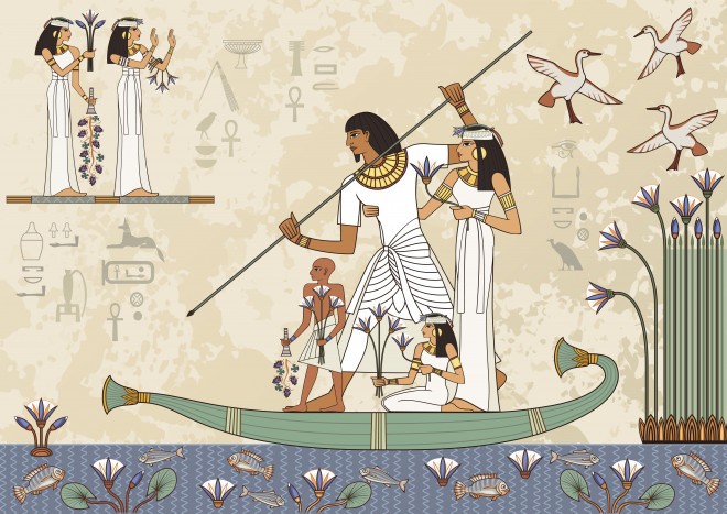 In het oude Egypte werden geen huwelijken geregistreerd. 