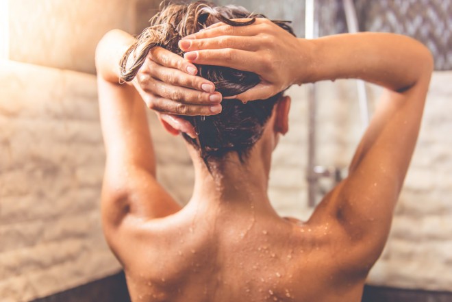 A 30-minute shower is said to be equivalent to exercising for 12 minutes.