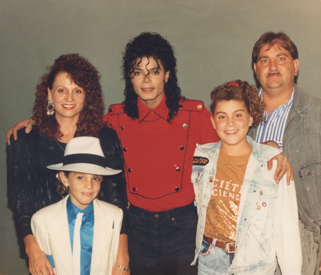 Michael Jackson e a família Robson