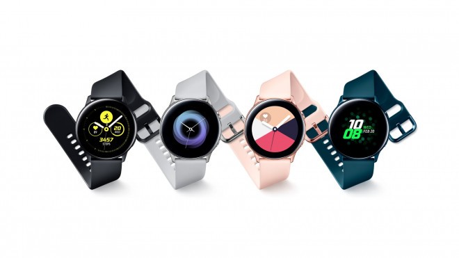 Samsung Galaxy Watch Active - nice color palette and minimalist design. 