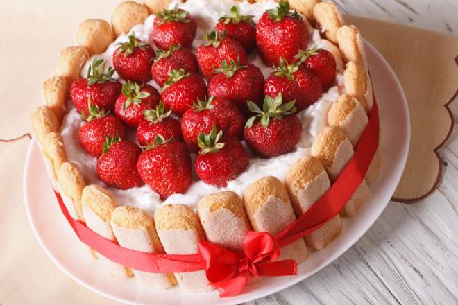 Erdbeer-Shortcake-Kuchen