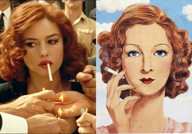 Malena in Georgette Magritte Renéja Magritta.