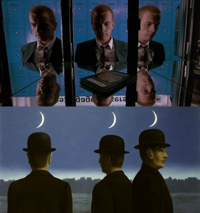Trainspotting in Skrivnosti obzorja Renéja Magritta. 