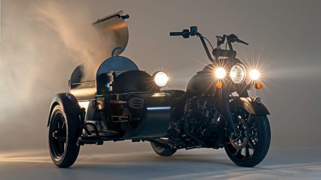 Indian Motorcycles x Traeger