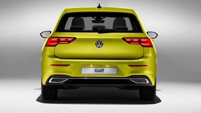 Extremely recognizable rear! Right?! - New Golf 8 