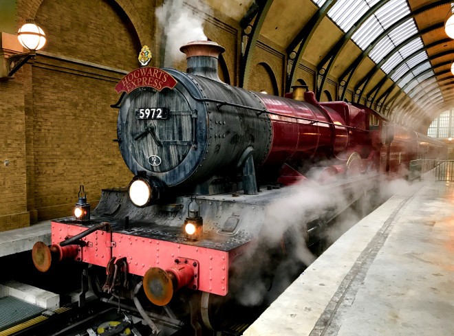 Il treno a vapore Hogwarts Express