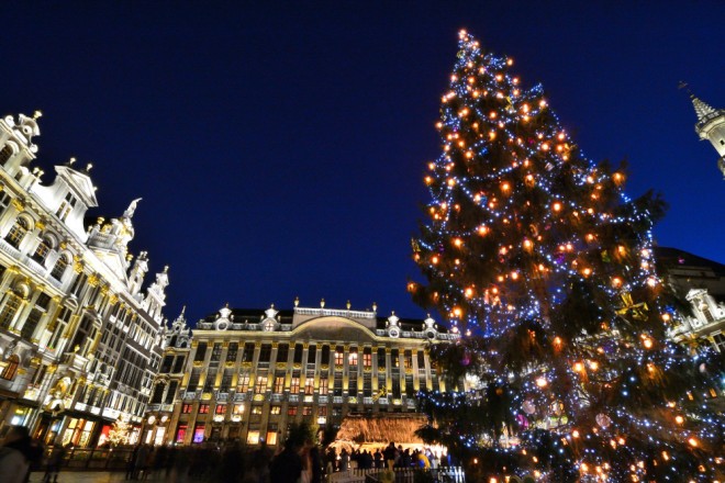 Božično drevo v Bruslju (Foto: Panomsak Aod / Shutterstock)