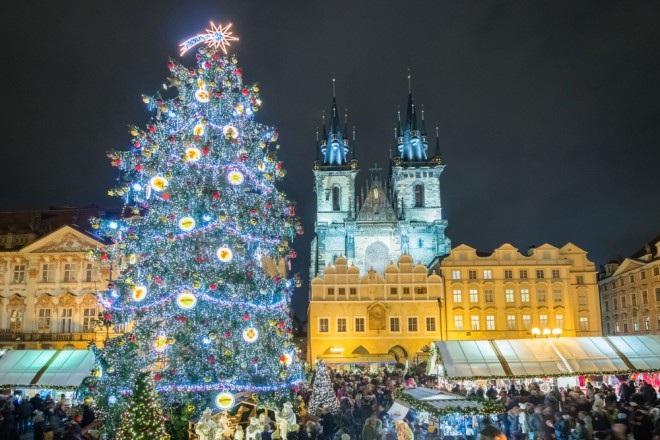 Božično drevo v Pragi (Foto: Jan Jironc / Shutterstock)