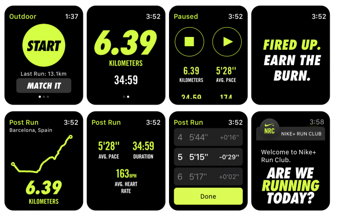 Aplikacija Nike+ Run Club