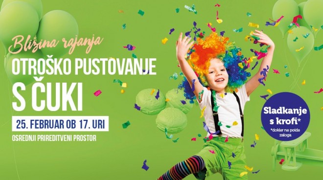 Children's carnival with Čuki in Europark 2020