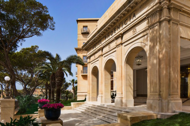Hotel Phoenicia v Valletti na Malti je prvi luksuuzni hotel v mestu. 