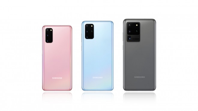 Teléfonos inteligentes Samsung Galaxy S20, S20+ y S20 Ultra