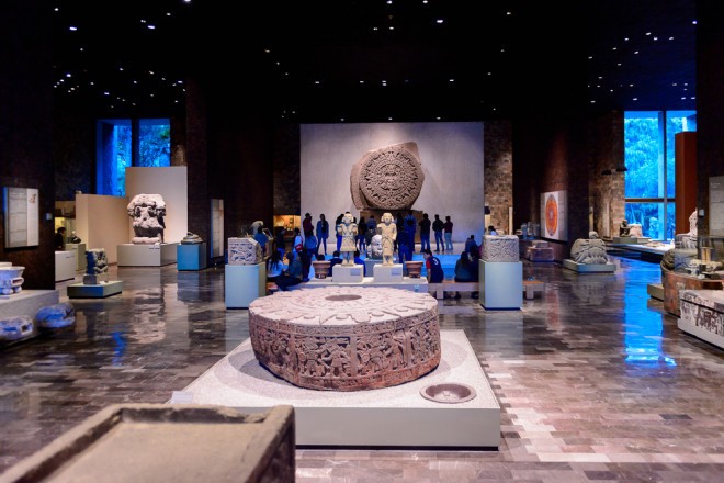 Museo Nacional de Antropología i Mexico by