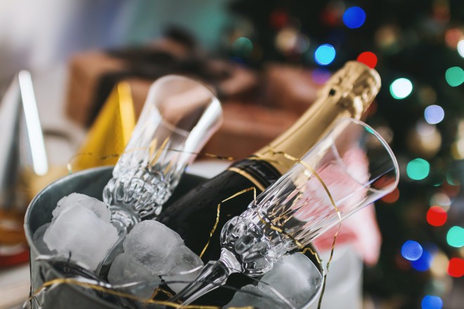 Deliver champagne to the birthday boy or girl's doorstep.