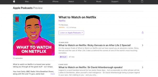 Podcast What To Watch on Netflix