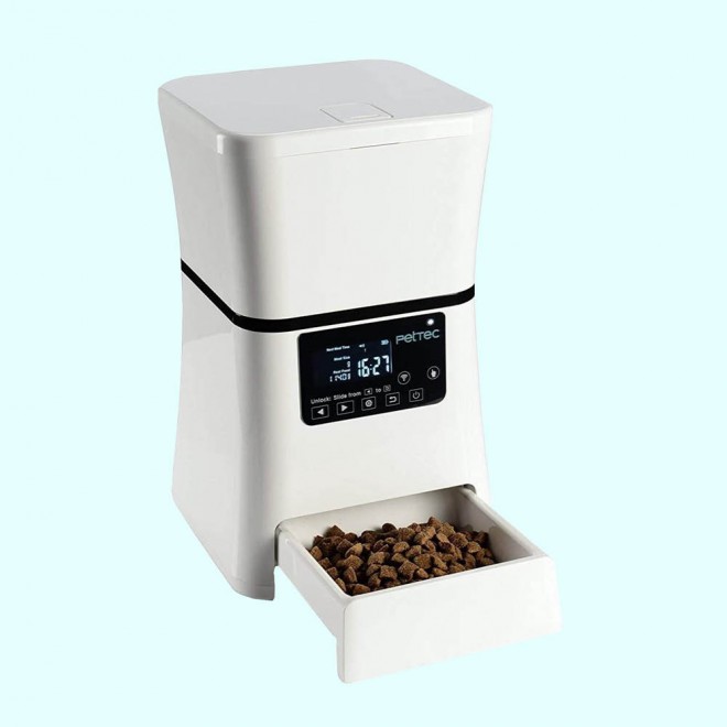 Automatic food feeder with mobile app