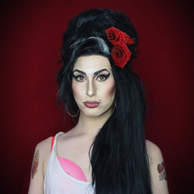 Alexis Stone kot Amy Winehouse (Foto: IG @thealexisstone)