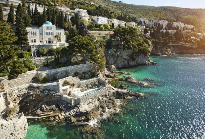 Swimmingpool i Villa Šeherezada i Dubrovnik (Foto: adriaticluxuryhotels.com)
